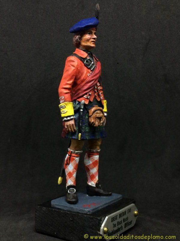 eko-almirall Oficial Británico de 1745 de los Higlander´s Black Watch.-9