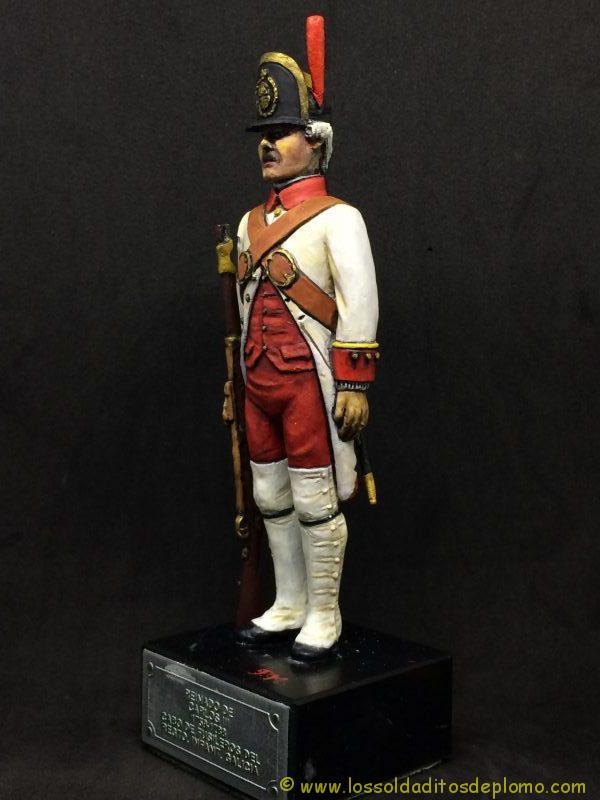El Ejercito de Carlos III: Cabo Fusileros Rgto. Infantería Galicia, 1759-1788-3
