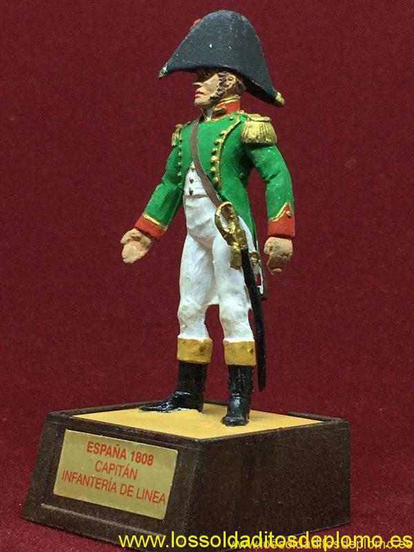 Marca Soldat. Capitán Infantería de Línea España 1808-2
