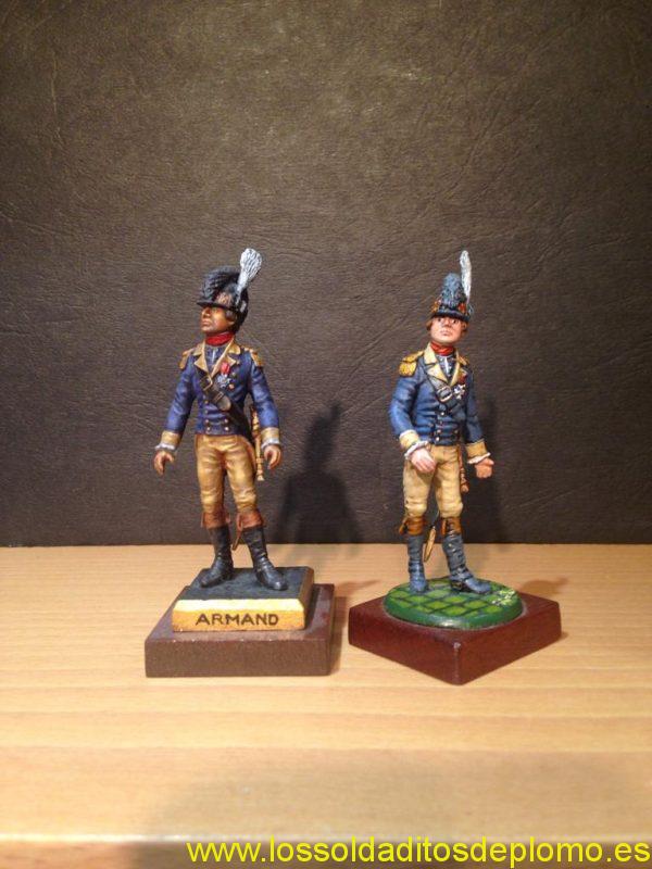 Brigadier Armand, versión de Labayen ( transformación y pintura Edorta Gª Lope) y versión Galarreta ( más antigua)