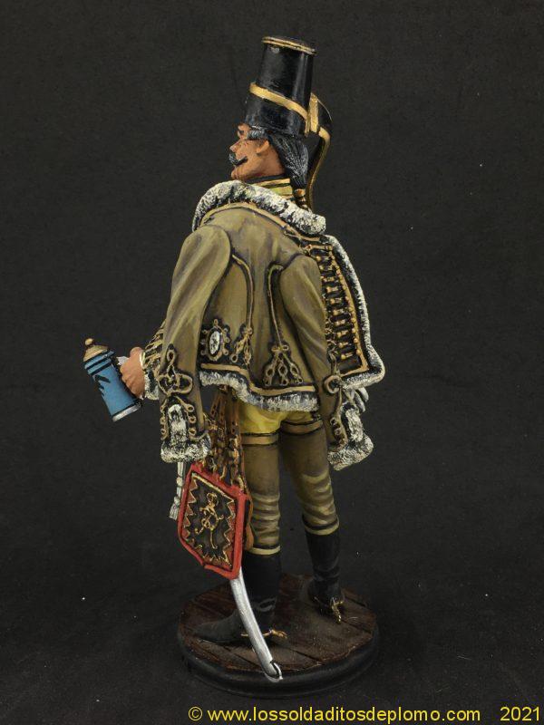 Oficial Husares Prusianos 1760-F.M. Beneito 90mm