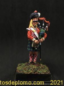 Piper, 71st (Glasgow) Highlanders, 1806-delPrado 60mm