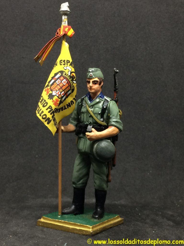 soldado de plomo División Azul: Guión del II Batallón del Regimiento Pimentel Nº262