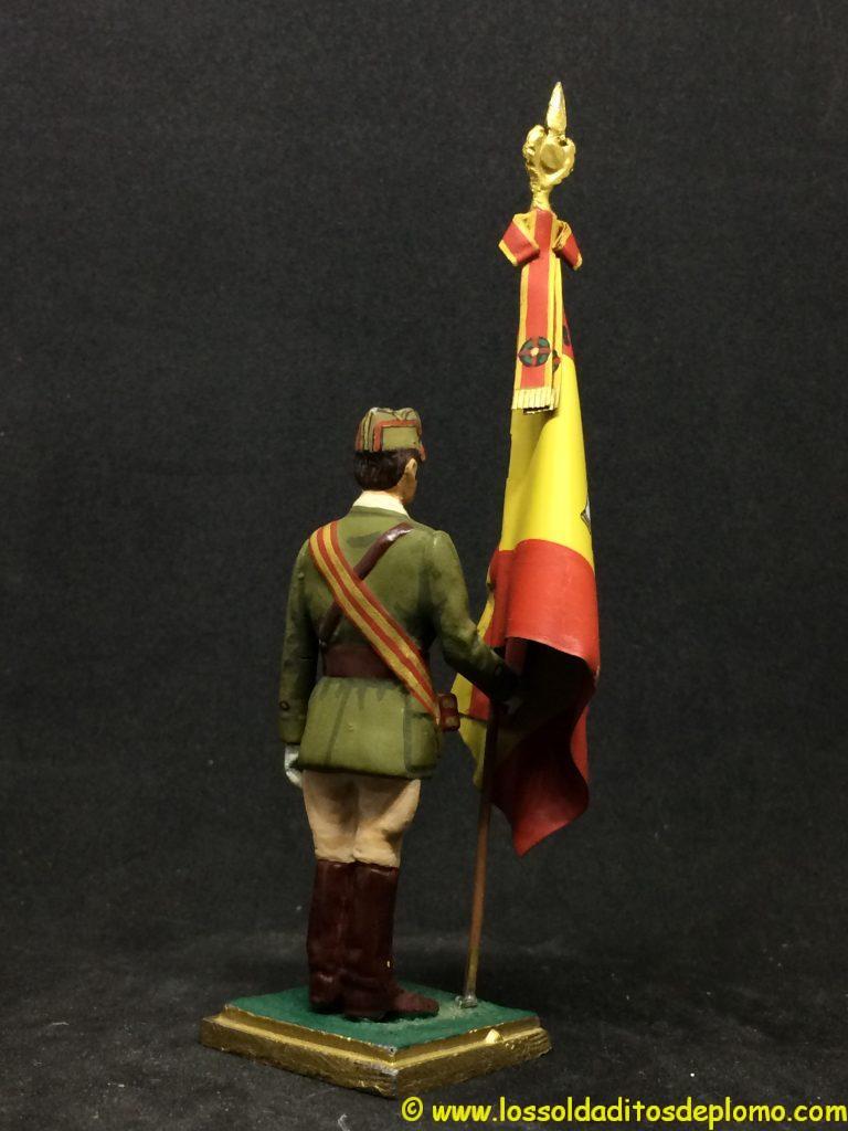 soldaditos de plomo Bandera del Regimiento de Infantería de Milan Nº3