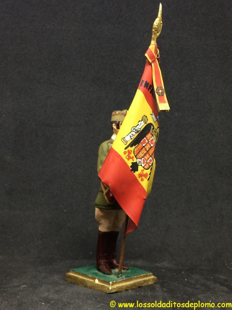 soldaditos de plomo Bandera del Regimiento de Infantería de Milan Nº3
