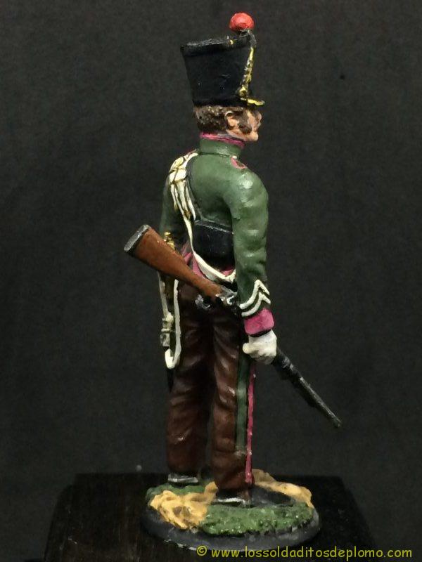 French; 1st Chasseurs a cheval, Line Company, Brigadier, Tenue de Campagne, 1813-2