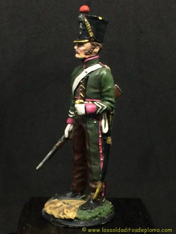 French; 1st Chasseurs a cheval, Line Company, Brigadier, Tenue de Campagne, 1813-6