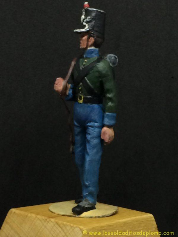 soldado de plomo alymer 54mm Regimiento de la muerte, 1808-3