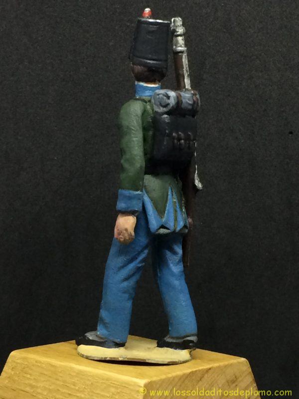 soldado de plomo alymer 54mm Regimiento de la muerte, 1808-5