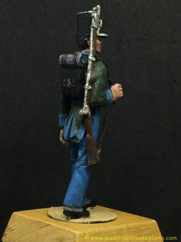 soldado de plomo alymer 54mm Regimiento de la muerte, 1808-7
