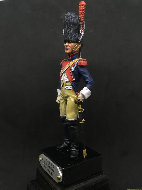 Soldado de plomo 90mm EKO ALMIRALL Carabinero francia 1810-2