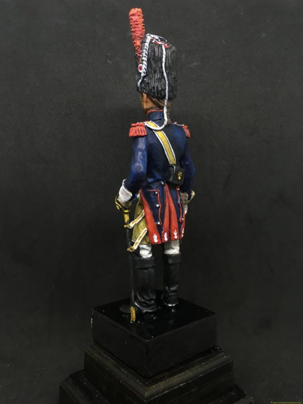 Soldado de plomo 90mm EKO ALMIRALL Carabinero francia 1810-4