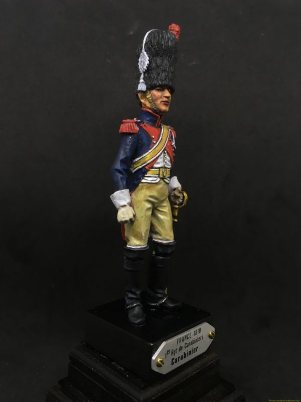 Soldado de plomo 90mm EKO ALMIRALL Carabinero francia 1810-8