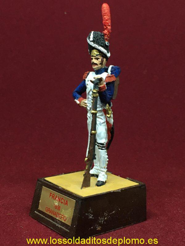 soldado de plomo Soldat Granadero de la Guardia, Francia 1808-6