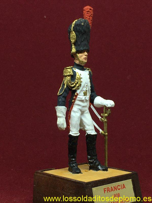 marca soldat 54mm Oficial de Granaderos de la Guardia Imperial, Francia 1808-8