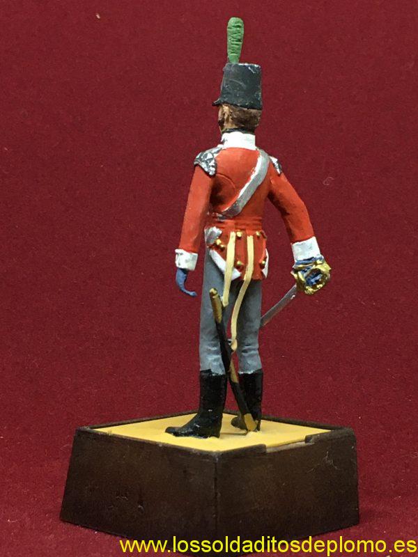 Marca Soldat 54mm Oficial del 43 Rgto de Infantería Ligera Inglaterra 1812-4