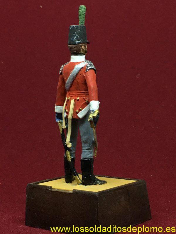 Marca Soldat 54mm Oficial del 43 Rgto de Infantería Ligera Inglaterra 1812-6