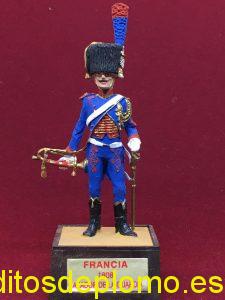 Marca Soldat Cazador de la Guardia, Francia 1808