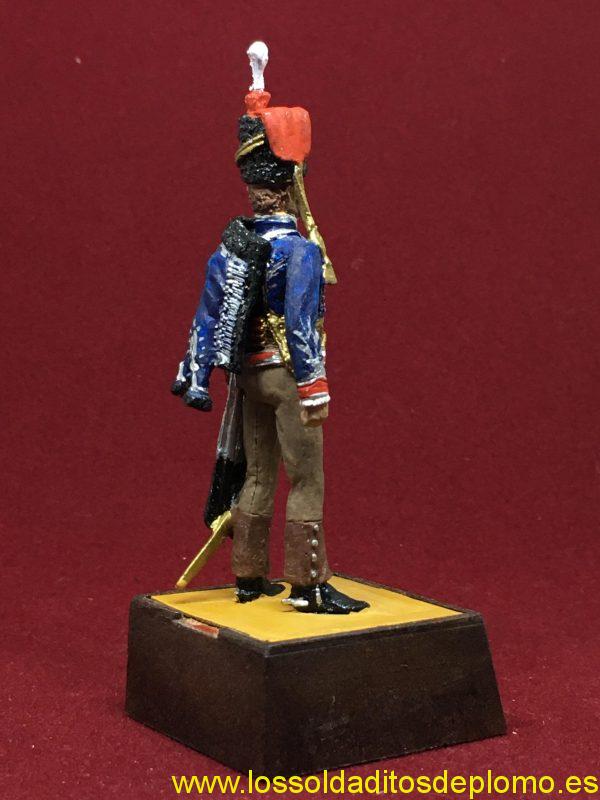 marca soldat Oficial de Husares del Rey, Inglaterra 1808-6