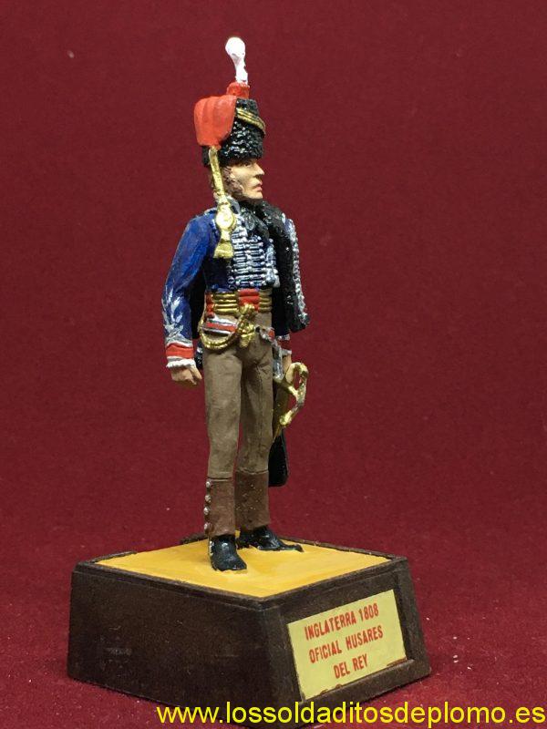marca soldat Oficial de Husares del Rey, Inglaterra 1808-8