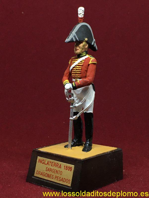 marca soldat Sargento Dragones Pesados, Inglaterra 1809-2