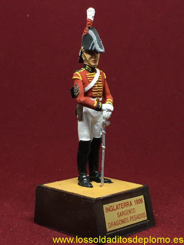 marca soldat Sargento Dragones Pesados, Inglaterra 1809-8