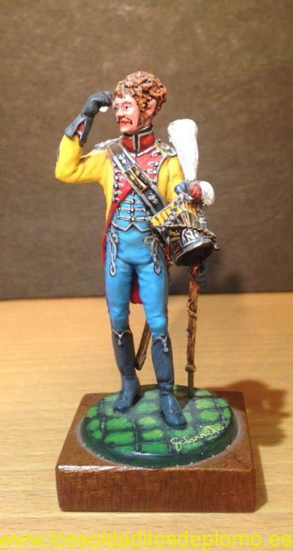 Tambor Mayor Infantería ligera, Rgt. 17 Francia 1809