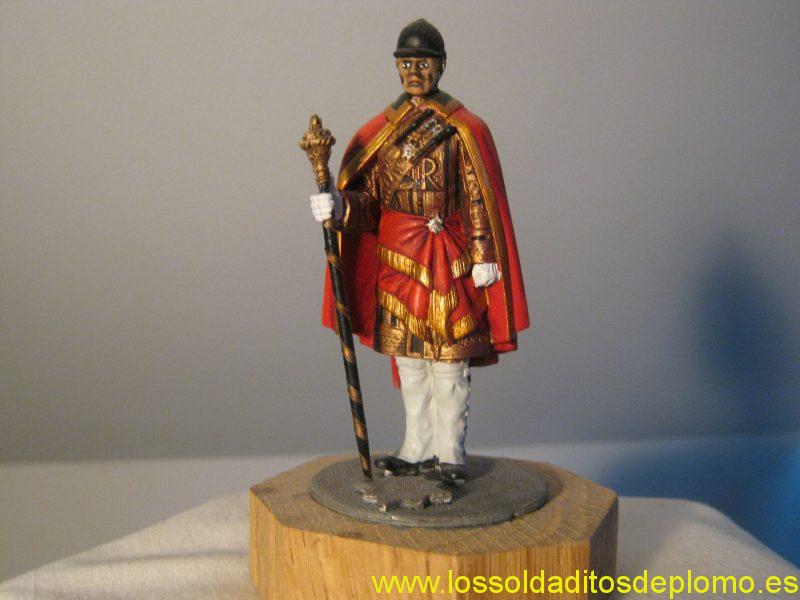 Drum Major ,Irish Guards, State Dress,by Barton Miniatures 85mm-a