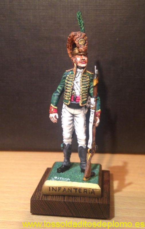 Soldado 1807. Escultura Galarreta y pintura Arturo