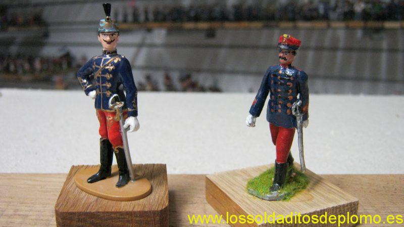 Austrian Officers by Vienna Metal Figures & Fusilier Miniatures