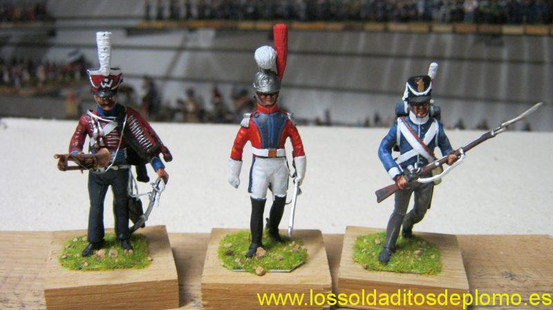 Belgian Trumpeter Hussar,1803,Officer 2nd Belgian Carabiniers,1813,Belgian Infantry ,1815.
