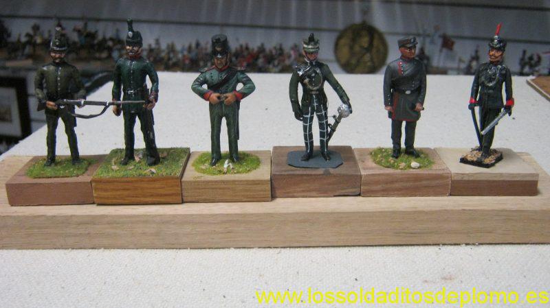 British Rifle Brigades1900's- 1 and 2 Stadden,Kings Rifles by Ensign,Cameron Highlander by Stadden.Gordon Highlander by Ensign,Rifle Br