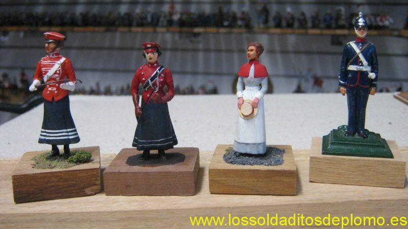 First Aid Nursing Yeomanry(FANY)1900, by Ensign,FANY By Stadden,Nurse(QAIMNS) by Ensign,Royal Army Medical Corps by Eagle Miniatures