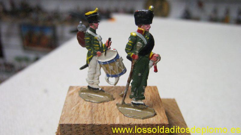 Russian Army -Drummer and Drum Major -35mm flats by M&F
