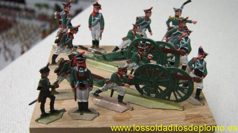 Russian Artillery ,1812 -35mm Flats by M&F(England)