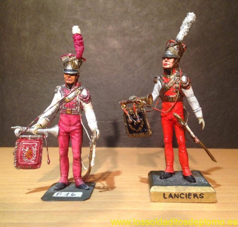 Trompetas de Lanceros polaco y holandés, 1808 Galarreta