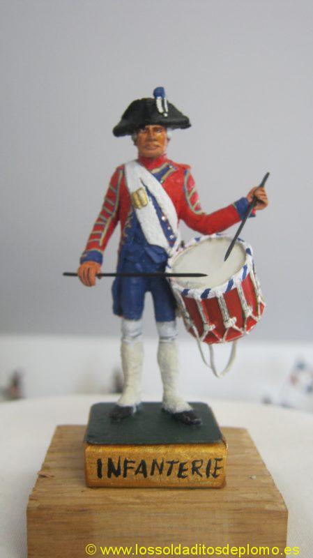 Tambor Regimiento de la reina 1700