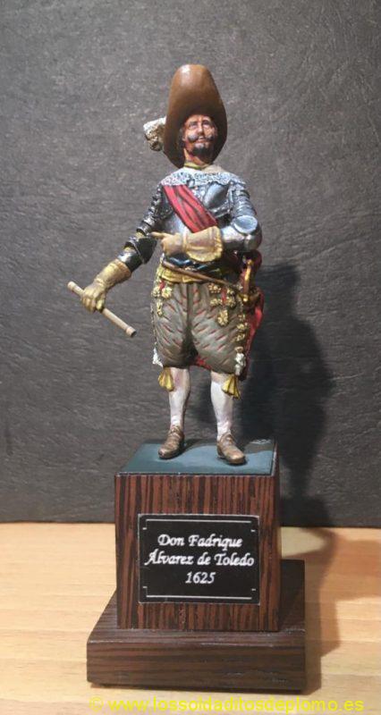 Don Fadrique de Toledo, otra de las últimas figuras de Ramón , pintada por Jorge Fano