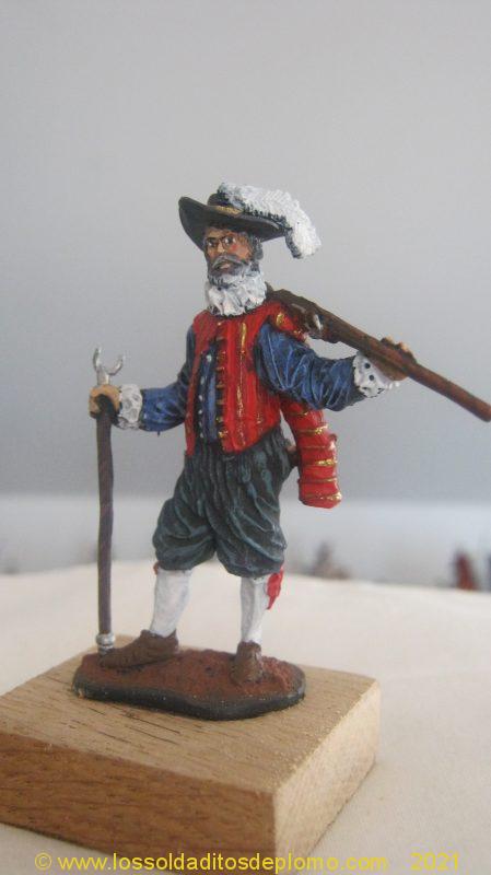 English Musketeer 1550- EK Castings 54mm